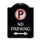 Signmission No Parking Heavy-Gauge Aluminum Architectural Sign, 24" x 18", BS-1824-23819 A-DES-BS-1824-23819 - alternate 1